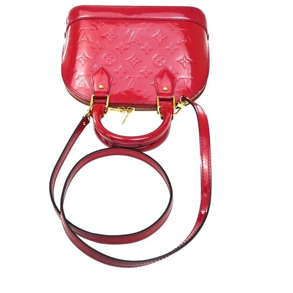 LOUIS VUITTON Alma BB Shoulder Bag Monogram Vernis Leather PK M91771 24KC168 - Picture 5 of 14